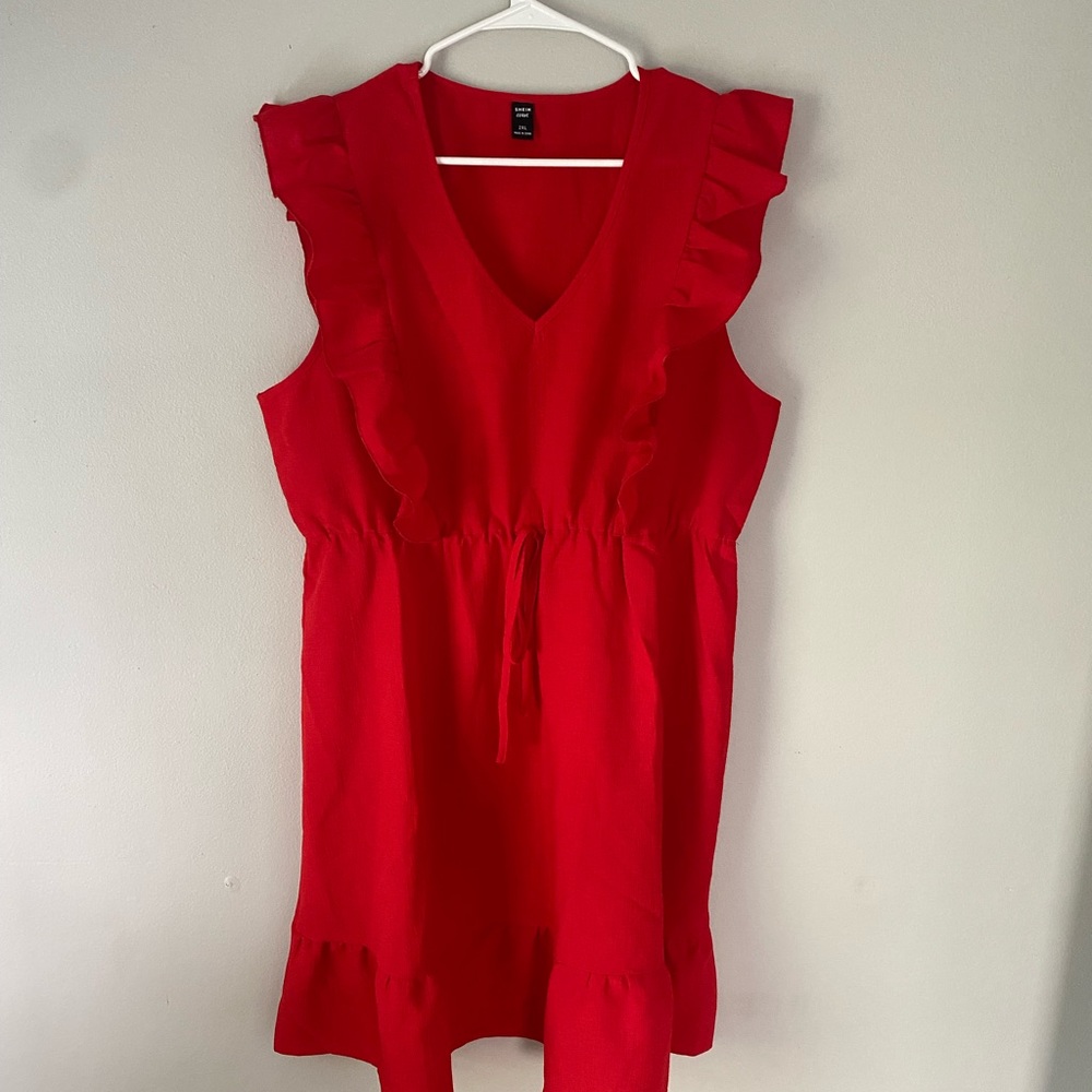 Womens red dress